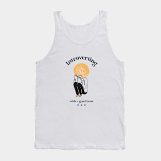 Introverting With a Good Book Reading Tank Top